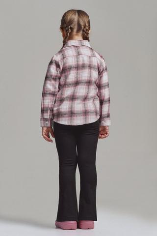 Ribbed Flare Leg Pants