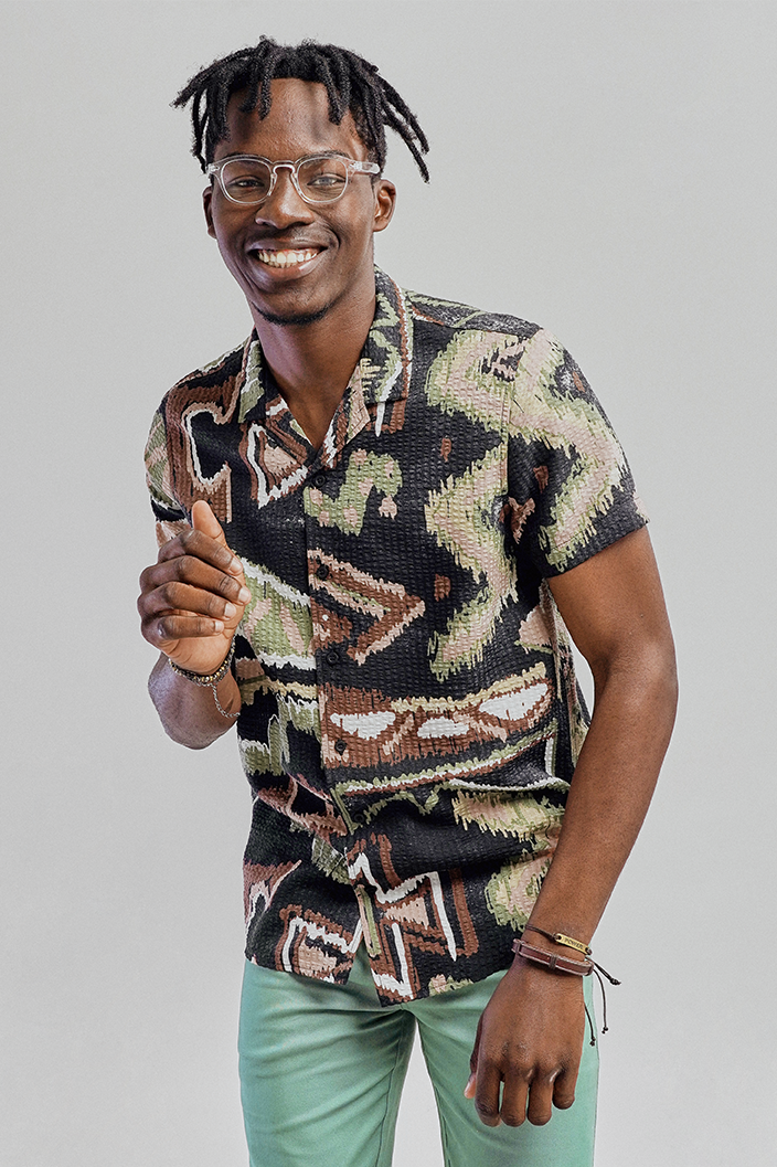 Fabrosanz: Menswear African Print Shirt