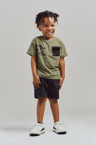 Boys Pull On Shorts Pull Up School Age 2 3 4 5 6 7 8 9 10 11 12 13 Black  Grey