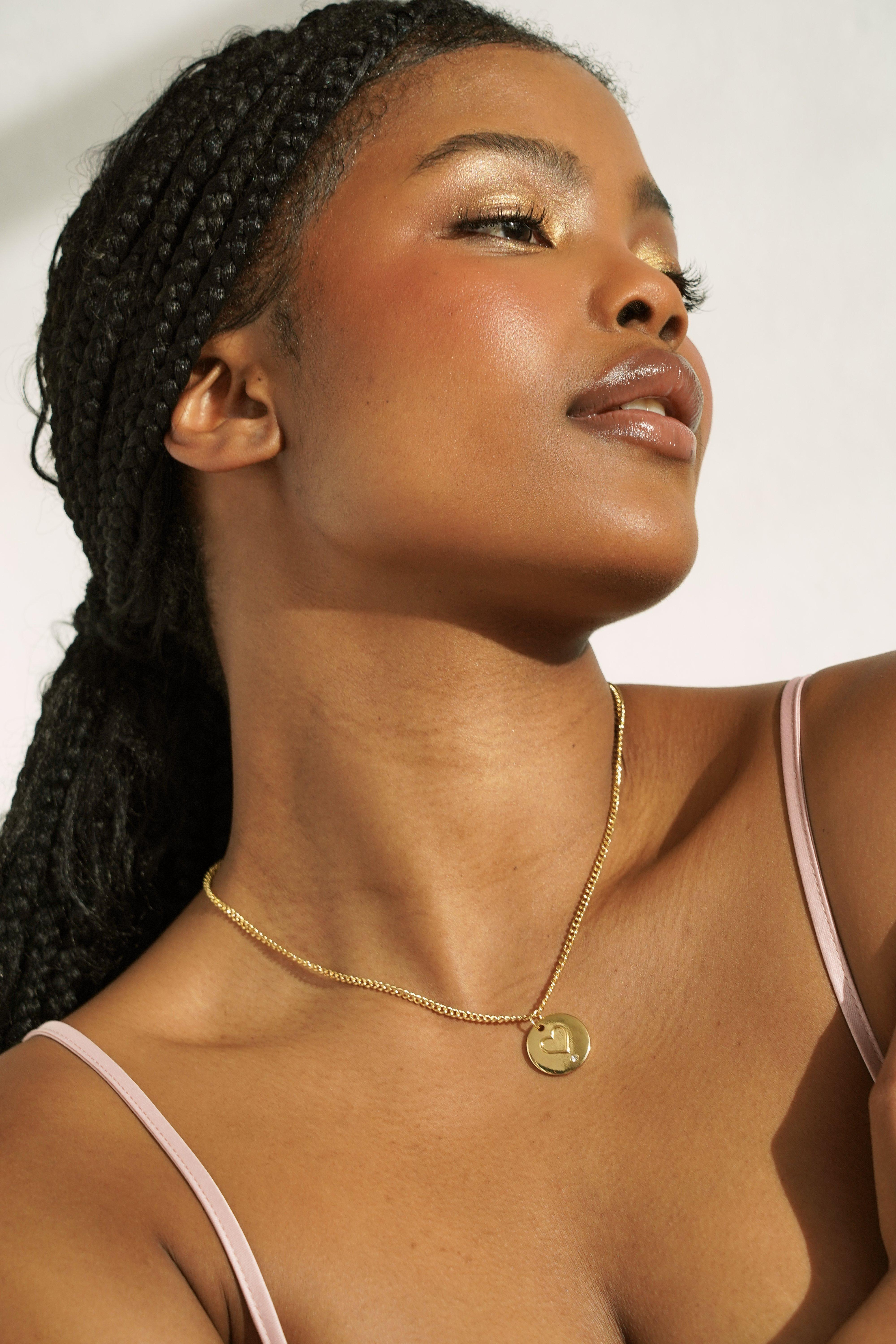 Gold Plated Mini Pandent Layered Necklace