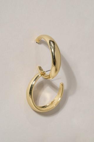 Gold Plated Hoop Earrings