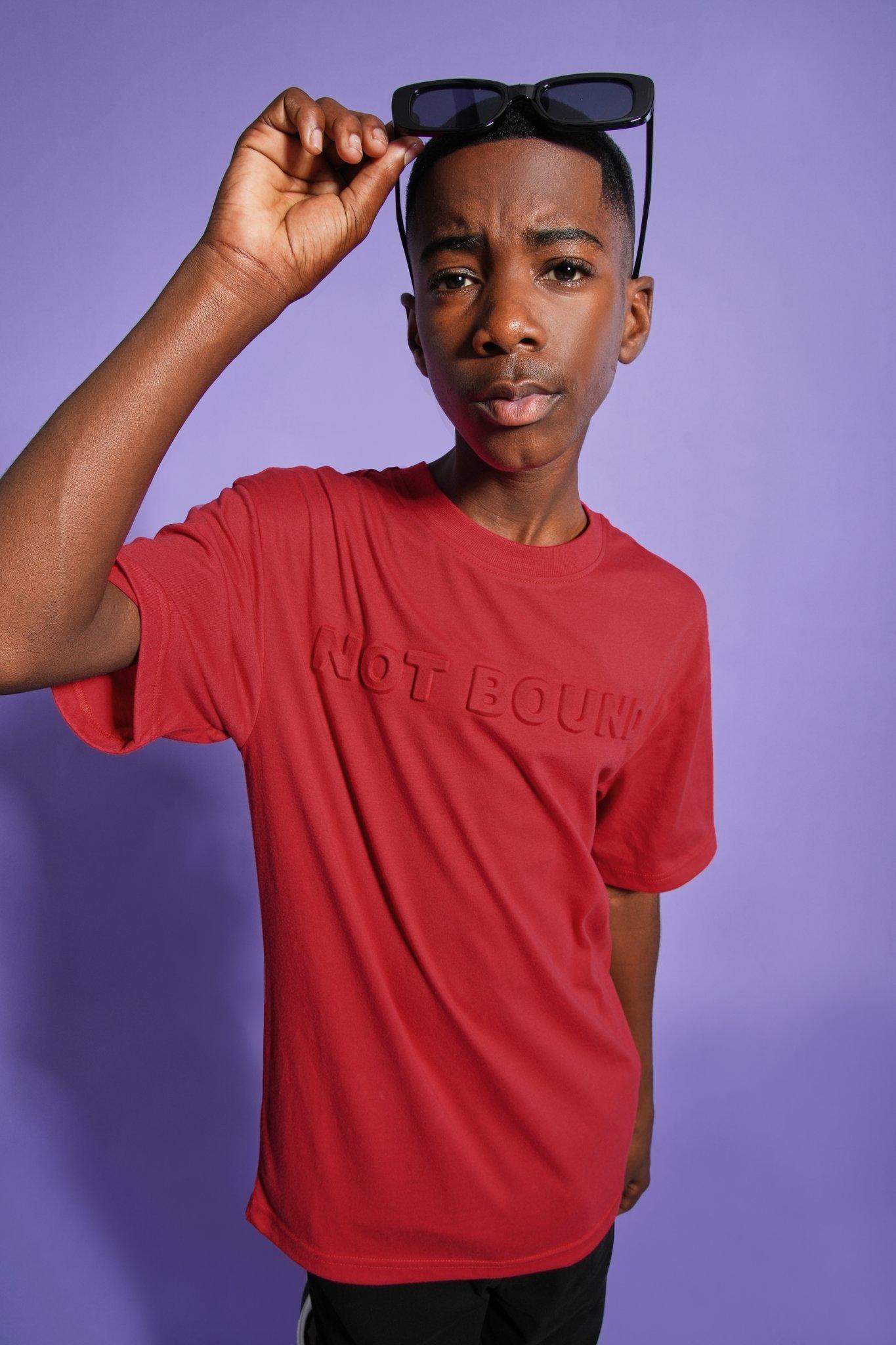 Relaxed-Fit Chest Artwork Tee - Night