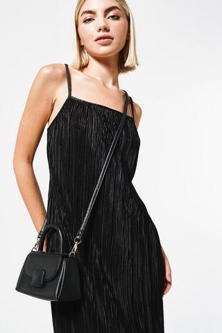 10928 Grey Shimmer Slip Dress