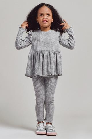 Long Sleeve Top And Leggings Set