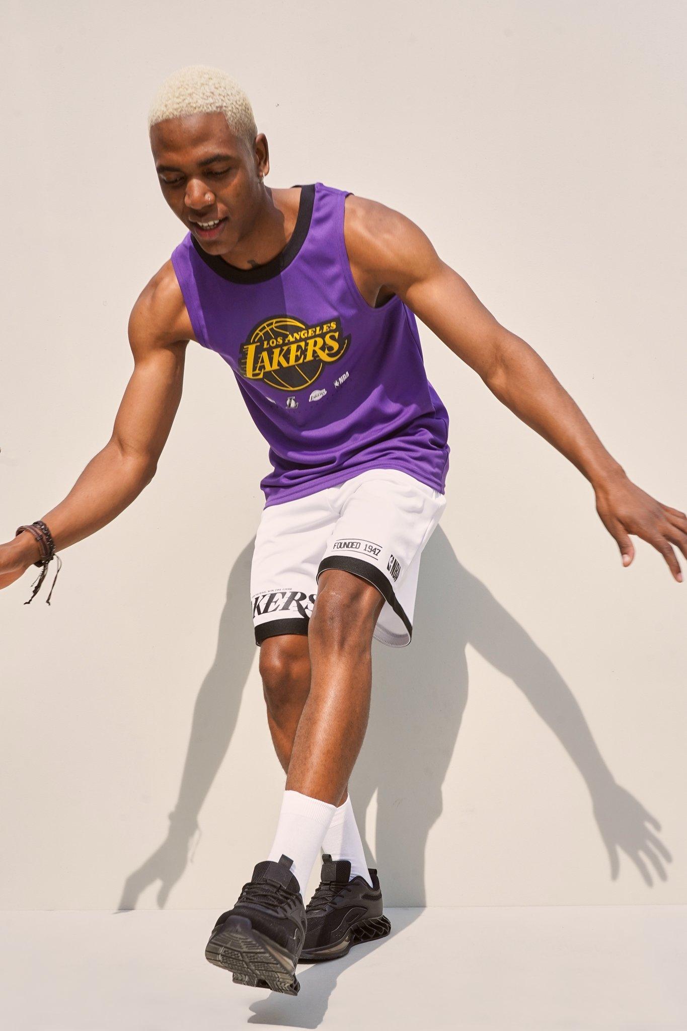 Mens lakers basketball store shorts