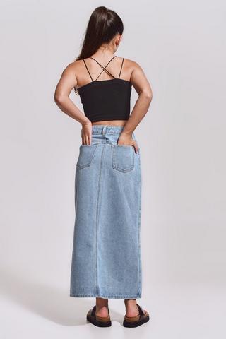 Black jean skirt at mr outlet price