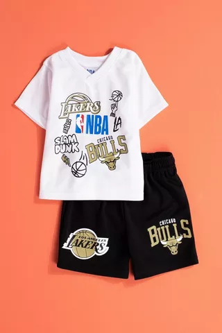 NBA T-Shirt And Shorts Set