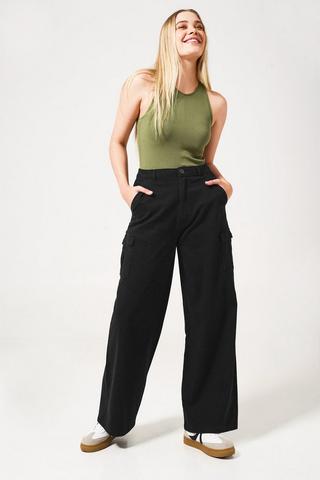 Ladies Flared Pants, TechPackTemplate