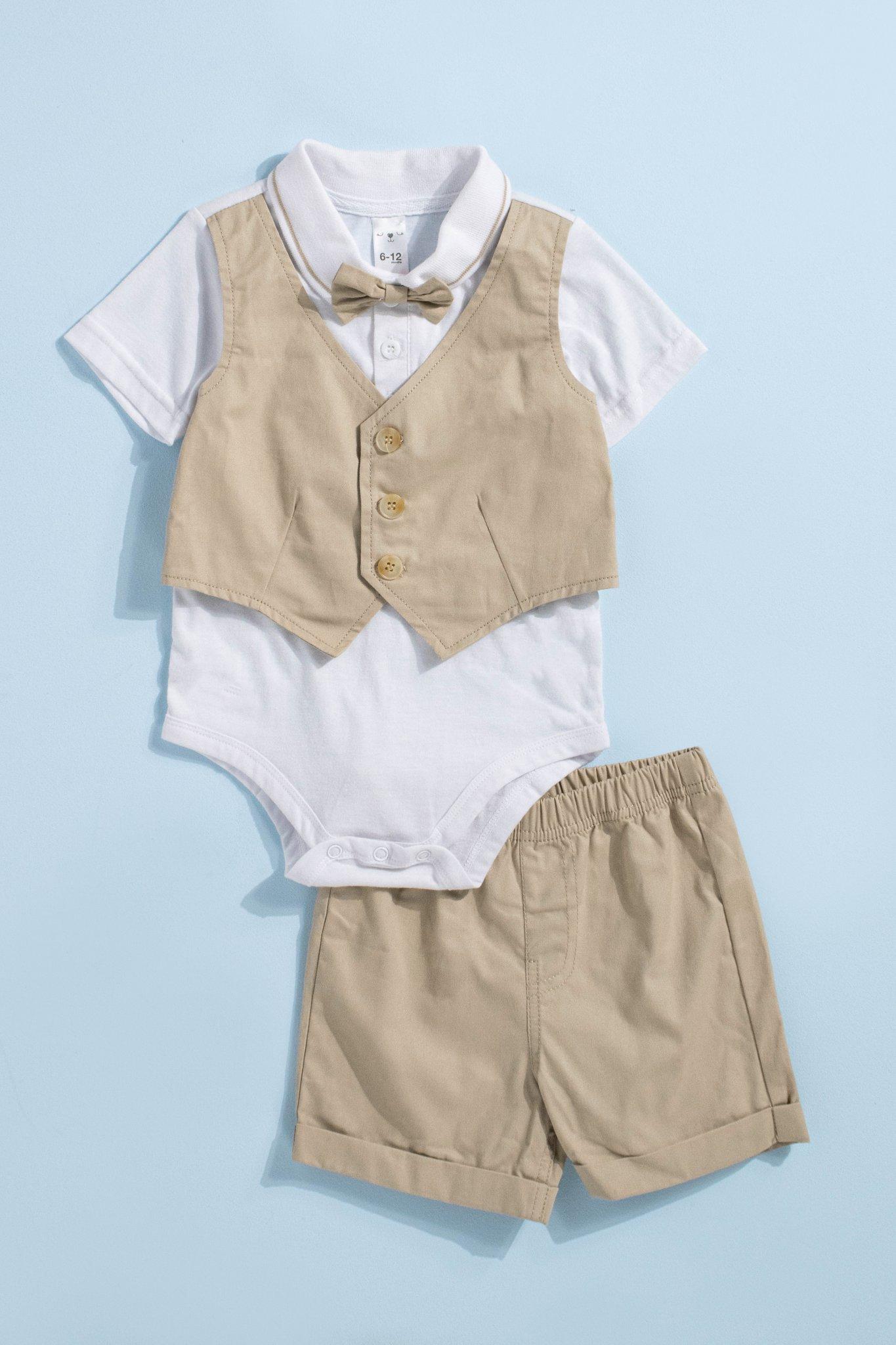 Baby Soft Cotton Sleeveless Vest With Shorts Sets