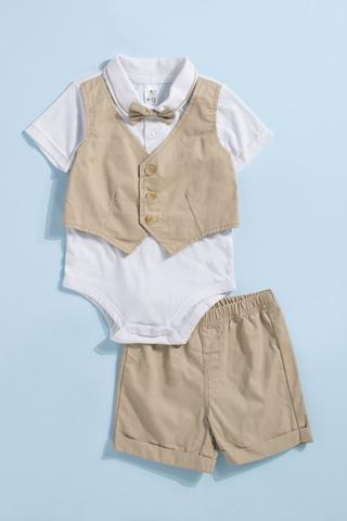 Waistcoat Body Vest And Shorts Set