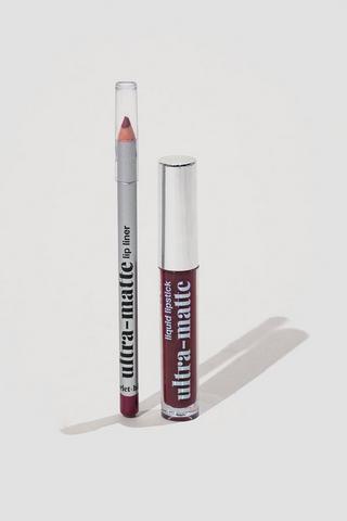 Lipstick and Liner Duo - Cherry Pop