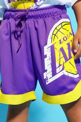 Boys cheap lakers shorts