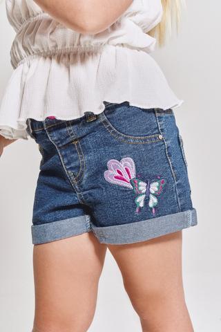 Denim Cheeky Shorts