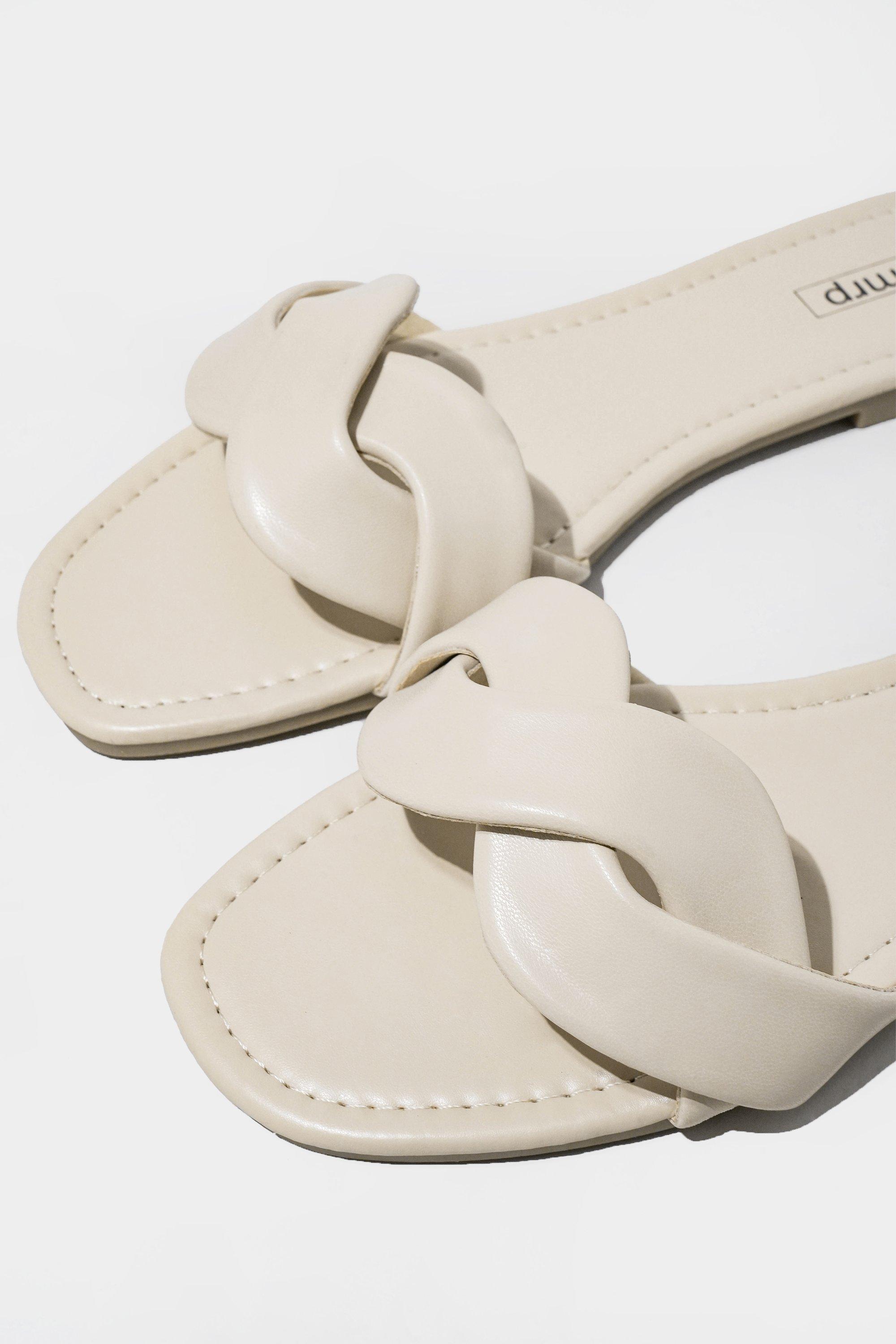 Strap over online sandals