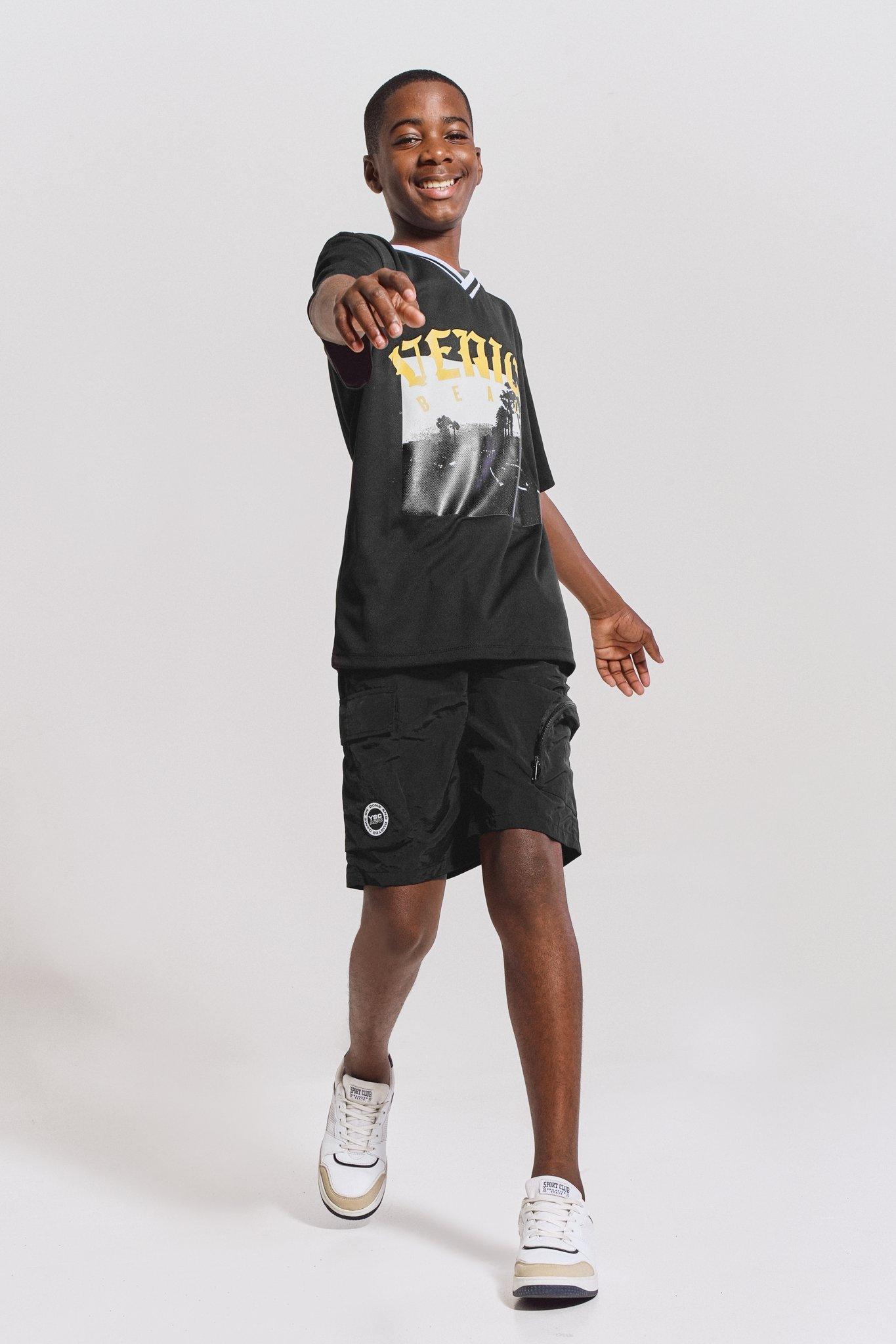 Boy Twill Cargo Shorts - SB2601007