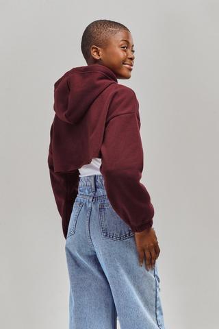 Cropped Active Hoodie