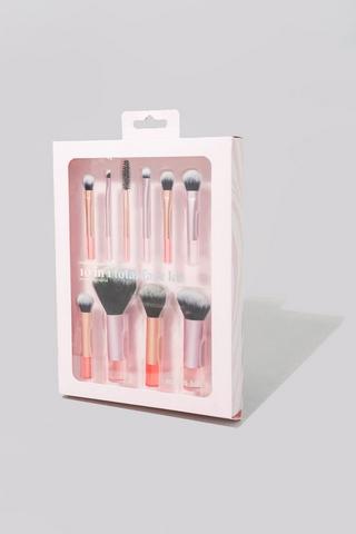 10 Pack Mini Makeup Brush Set