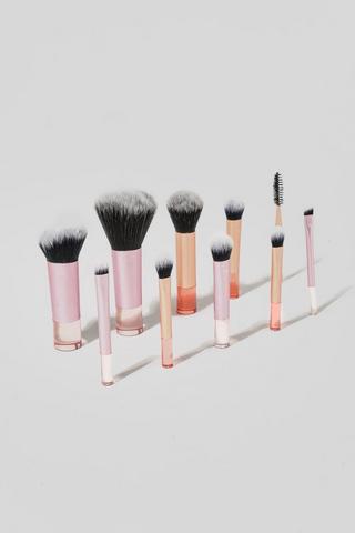 10 Pack Mini Makeup Brush Set