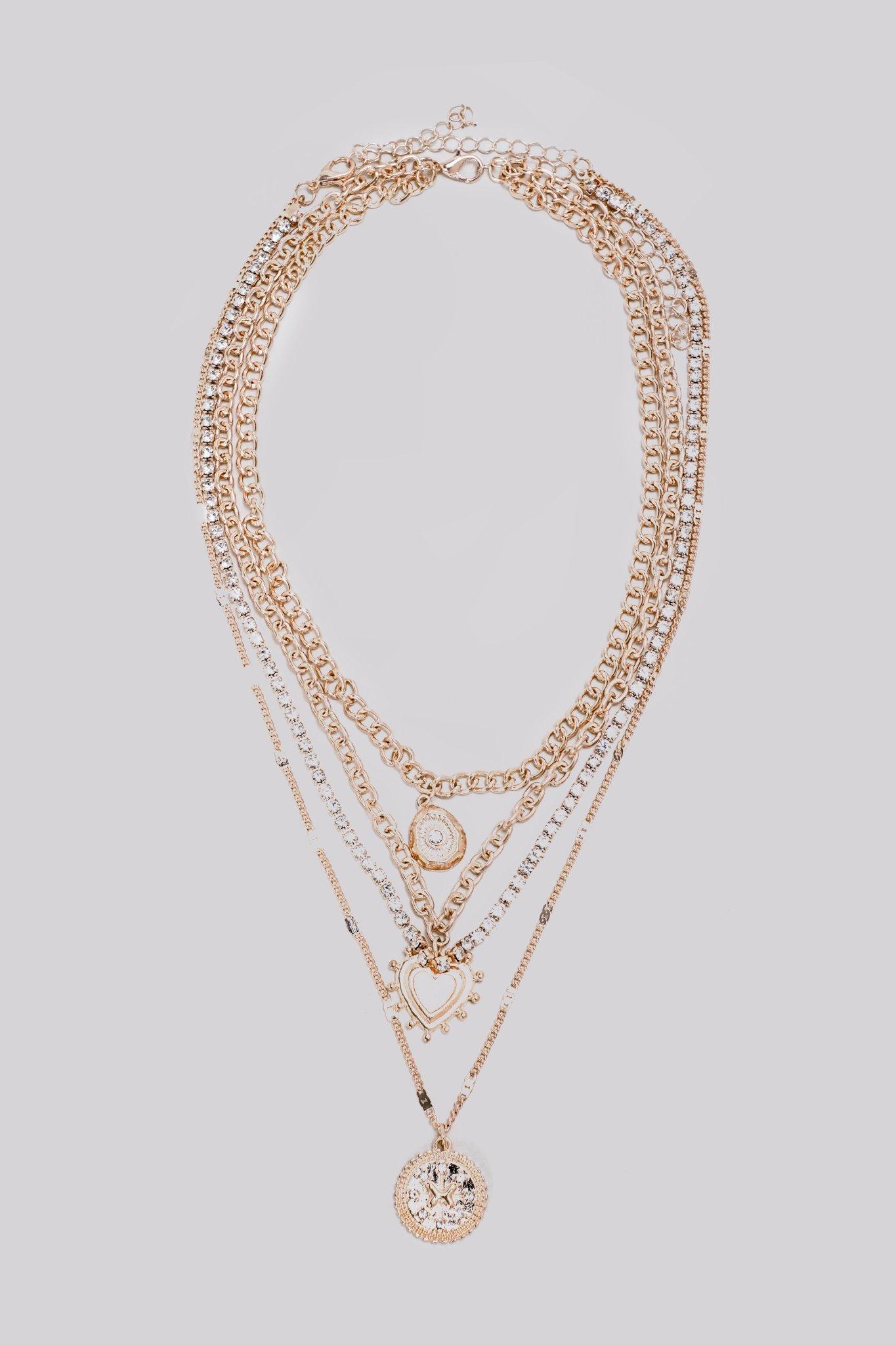 H&m layered outlet necklace