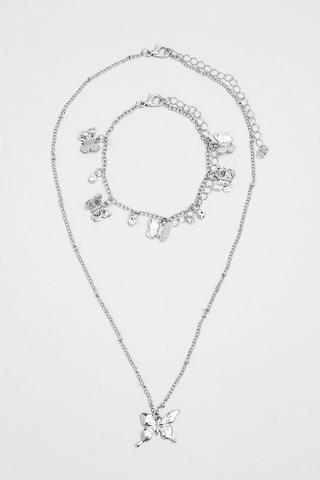 Necklace And Bracelet Set