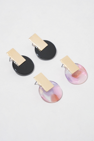 2 Pack Stud Earrings