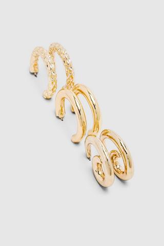 3 Pack Hoop Earrings