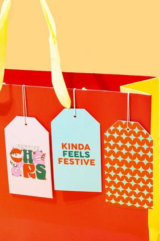 6 Pack Festive Gift Tags