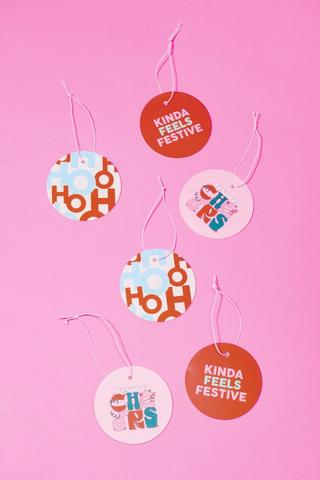 6 Pack Festive Gift Tags