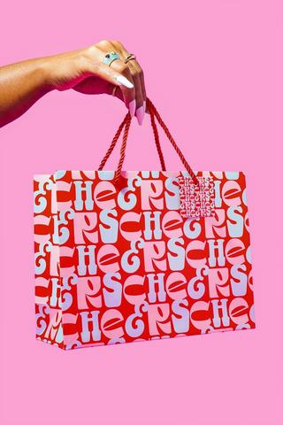 Red Design Multipack Of 6 Large Gift Bags With Tags For Any