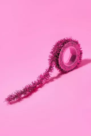 Festive Tinsel - Pink