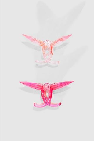 2 Pack Butterfly Hair Clips