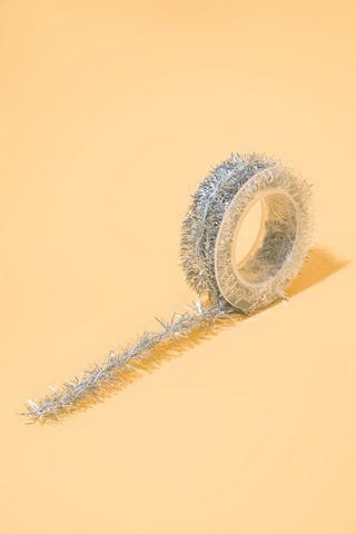 Festive Tinsel - Silver