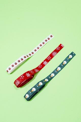 3 Pack Festive Ribbons
