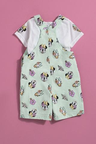 Disney Dungaree And T-Shirt Set