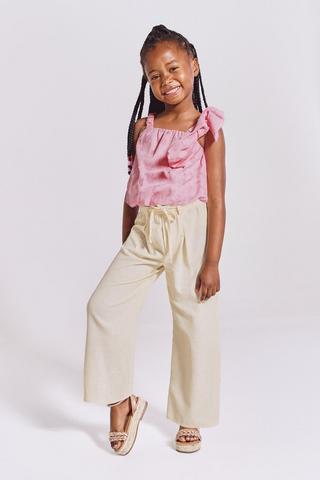 Girls linen shop pants