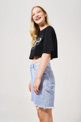 Carpenter Denim Shorts