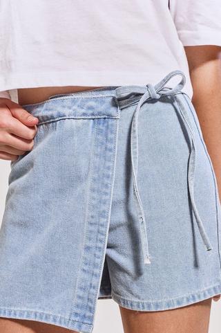 Denim Skort