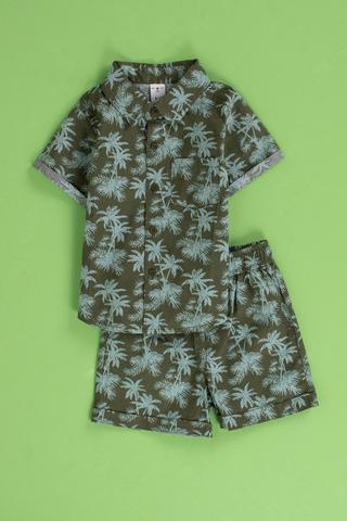 Short Sleeve Shirt And Shorts Set