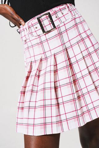 Pleated Mini Skirt