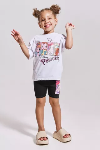 Disney Princess T-Shirt And Cycle Shorts Set