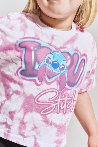 Lilo And Stitch T-Shirt And Cycle Shorts Set