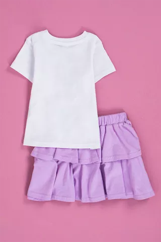 Daisy Duck T-Shirt And Skirt Set