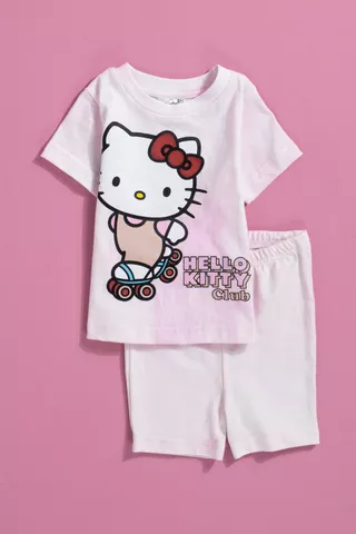 Hello Kitty T-Shirt And Cycle Shorts Set