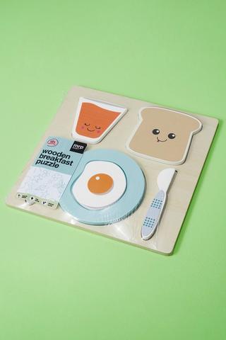 Wooden Breakfast Puzzle