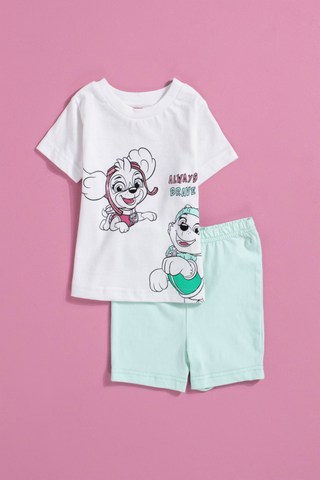 Paw Patrol T-Shirt And Cycle Shorts Set