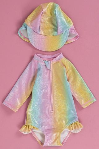 Swimming Costume And Cap Set