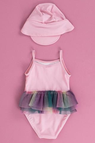 Swimming Costume And Cap Set