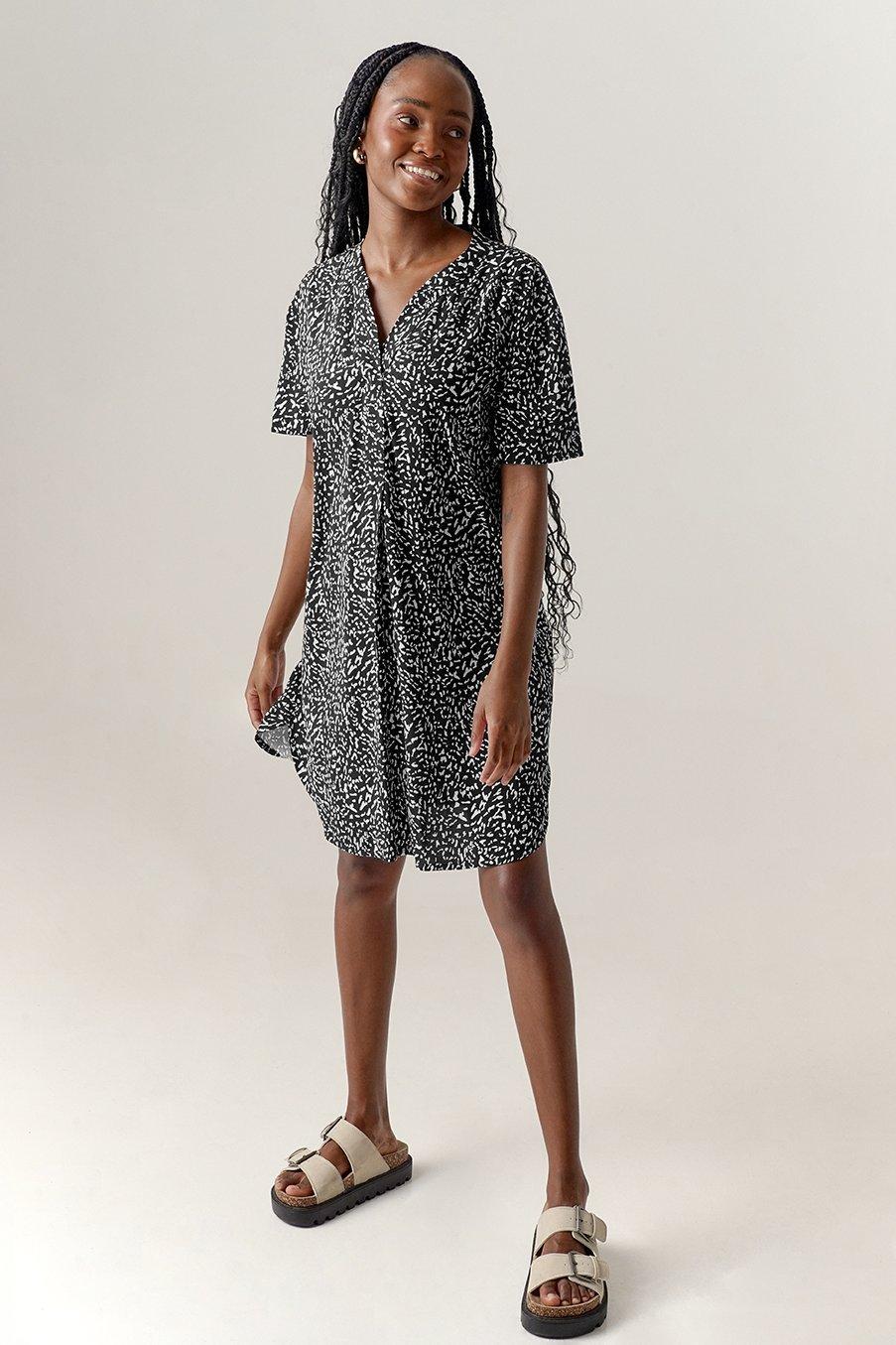 Henley Dress Plum