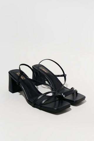 Thin strap block on sale heels