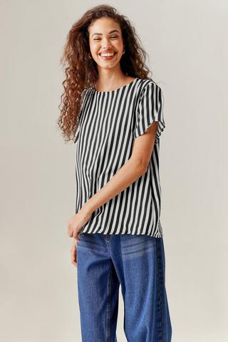 Stripe Boxy Top